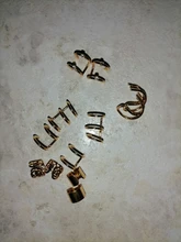 12 unids/set 2020 de oro de moda Color puños de oído hoja pendientes de Clip pendientes largos aretes pendientes para las mujeres los escaladores sin Piercing falso cartílago accesorios de aretes