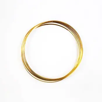 Wire with memory for bracelet, 0,6mm, D 70mm, 2 PCs * 10 turns, 'Astra' (gold) 
Wire with memory for bracelet, 0,6mm, D 70mm, 2 PCs * 10 turns, 'Astra' (gold)