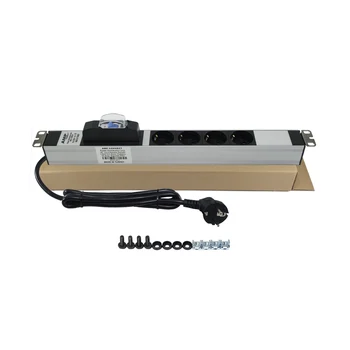 Amp Connect PDU 19 ''1U 4 WAY GERMANY TYPE (DIN49440) SOCKET CIRCUIT BREAKER CONNECTED ALUMINIUM PROFILE FRAME PDU
Amp Connect PDU 19 ''1U 4 WAY GERMANY TYPE (DIN49440) SOCKET CIRCUIT BREAKER CONNECTED ALUMINIUM PROFILE FRAME PDU