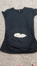 Ropa de maternidad con estampado divertido de dibujos animados para mujer, camiseta de manga corta de talla grande, camisetas para embarazadas, gran oferta de verano