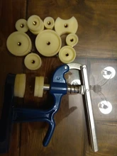 Caja de reloj con 12 troqueles de cristal, prensa de tornillo, herramienta de reparación, gran oferta, 2020