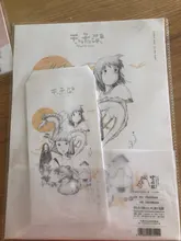 9 unids/set 3 envuelve + 6 papel de escribir Hayao Miyazaki sobre papel de carta de la escuela suministros