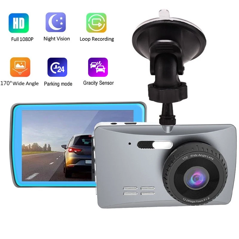 New Car DVR Dash Camera Driving Recorder Cycle Recording Night Vision Motion Detection 170° Wide Angle Dashcam Video Registrar
New Car DVR Dash Camera Driving Recorder Cycle Recording Night Vision Motion Detection 170° Wide Angle Dashcam Video Registrar
