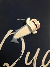 Marcapáginas divertidos de dibujos animados en 3D, Marcadores de libro de estilo Animal bonito, papelería, PVC, gato, sello, pulpo, serie con diseño marino, regalo escolar, novedad