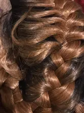 Anogol-trenzas dobles prearrancadas pelo sintético con malla frontal y pelo de bebé, color negro, marrón, raíces oscuras, Rubio degradado