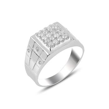 Silver 925 Sterling Zircon Stone Ring
Silver 925 Sterling Zircon Stone Ring