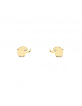 Earrings Baby Gold or girl Elephant with zircon (9kts)
Earrings Baby Gold or girl Elephant with zircon (9kts)