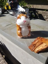 15cm hámster parlante ratón de Navidad para mascotas Falante ratón mascota de peluche de juguete para los niños lindo muñeco de Animal suave divertido juguetes y regalos de los niños