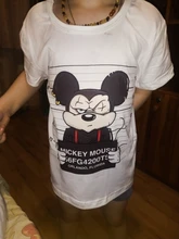 Camiseta con estampado de ratón de Minnie para mujer, camiseta informal de manga corta para niños, Camiseta con estampado gráfico de amor