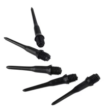 Dardos electrónicos de alta precisión, dardos profesionales de plástico con puntas suaves duraderas, reemplazo negro, 100 Uds.
