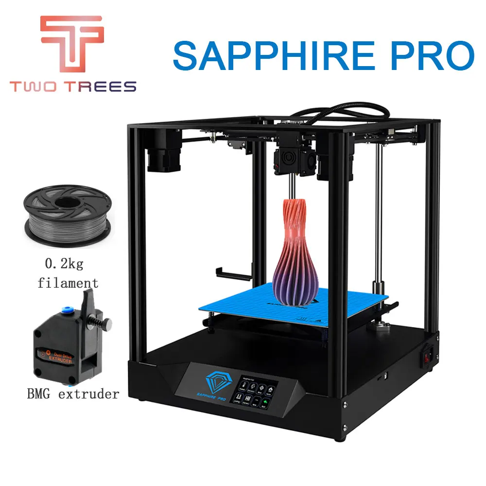 TWO TREES 3D Printer Sapphire pro CoreXY BMG Extruder Core xy High-precision Sapphire S Pro 3d DIY Kits 3.5 inch touch screen
TWO TREES 3D Printer Sapphire pro CoreXY BMG Extruder Core xy High-precision Sapphire S Pro 3d DIY Kits 3.5 inch touch screen