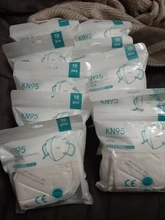 Mascarilla facial ffp2 KN95 con filtro, mascarilla negra antipolvo con ventilación, 1-100