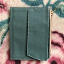 Frethenon-Bolsa de almacenamiento Vintage para viaje, bolsillo Retro de lona con cremallera, tarjetero, archivador, papelería escolar