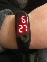 Electrónica Led deportivas luminosas de relojes de moda hombres y mujeres relojes vestido reloj Digital Reloj de moda Gif de los hombres