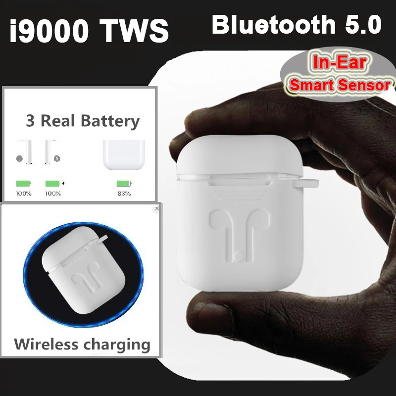 i9000 TWS Original 1:1 Air 2 In Ear Detection Smart Sensor Headset Wireless Earphones Headphone Earbuds PK i12 i200 i500 tws
i9000 TWS Original 1:1 Air 2 In Ear Detection Smart Sensor Headset Wireless Earphones Headphone Earbuds PK i12 i200 i500 tws