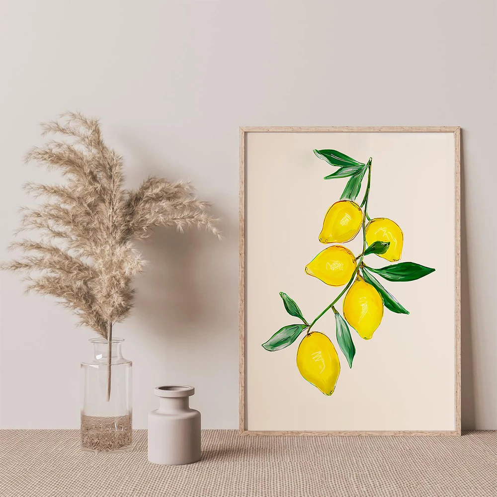 Watercolor Lemon Poster Kitchen Prints Fruit Wall Art Canvas Painting Wall Picture for Living Room Nordic Modern Home Decoration
Watercolor Lemon Poster Kitchen Prints Fruit Wall Art Canvas Painting Wall Picture for Living Room Nordic Modern Home Decoration