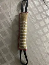 Correa para morder duradera para adiestramiento de perros, funda de almohada con 2 asas de cuerda para entrenamiento, malois, Pastor Alemán, Rottweiler, juguete para masticar mascotas