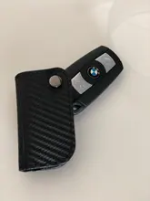 Funda de cuero para llave de Bmw, accesorios para Bmw E30, X5, E70, E91, G30, Serie 1, E90, E34, X5, E53, F31, X3, E83