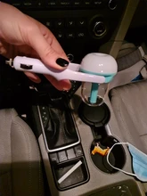 Humidificador purificador de aire para coche, difusor de Aroma, pulverizador silencioso, generador de niebla, fragancia de coche, ambientador de Color caramelo