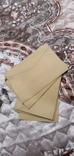 10 unids/lote en blanco sobre de papel Kraft para boda fiesta mensaje tarjeta postal bolsa de tarjetas rojo Retro sobres