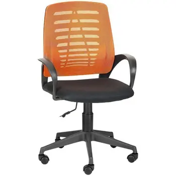 Operator chair OLSS "Iris", backrest mesh orange, seat fabric TW Black, support-piaster
Operator chair OLSS "Iris", backrest mesh orange, seat fabric TW Black, support-piaster