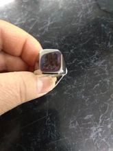 Anillo con iniciales Retro de Vnox para hombre, sello pesado voluminoso de 18mm, banda masculina, letras de acero inoxidable, regalo de joyería personalizado para él