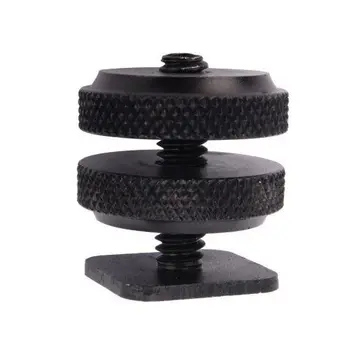 Adaptador de Tripode Tornillo a Soporte Zapata Negro 
Adaptador de Tripode Tornillo a Soporte Zapata Negro