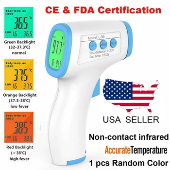 Non Contact Thermometer Gun Infrared Digital Accurate Instant Readings Forehead Thermometer with LCD Display for Adult Kids Baby
Non Contact Thermometer Gun Infrared Digital Accurate Instant Readings Forehead Thermometer with LCD Display for Adult Kids Baby