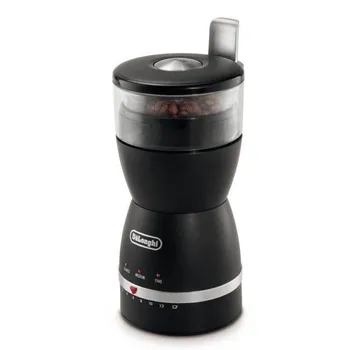 Molinillo delonghi kg49 - 170w - tapa con pulsador on/off - selector molienda - acero inox/plastico/goma
Molinillo delonghi kg49 - 170w - tapa con pulsador on/off - selector molienda - acero inox/plastico/goma