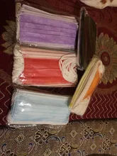 Mascarilla Facial desechable de 3 capas para adultos, Anti-polvo máscara Facial, Anti-Niebla, no tejida, mixta, 9 colores, 10/50/100 Uds.