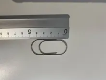 Tutú de fábrica, suministros de 25 uds./15 Uds., 50x20mm, clips de papel de gran tamaño, 5 colores disponibles, clips de papel grandes en promoción, H0180