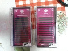 Abonnie-Extensión de pestañas, Cilio Individual de visón sintético Natural, 0,05-0,25mm, rizado B/C/D, maquillaje de belleza de 8-17mm