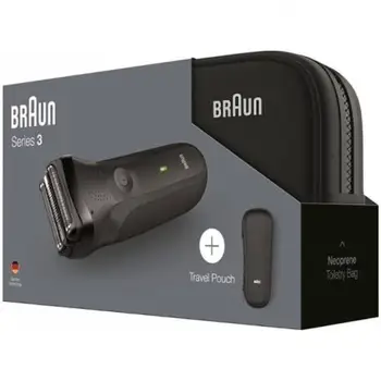 SHAVER BRAUN SERIES 3 300S + BAG-CUTTING THREEFOLD ACTION-2 * BLADES SENSOFOIL-IPX7-LED DISPLAY-RECHARGEABLE BATTERY
SHAVER BRAUN SERIES 3 300S + BAG-CUTTING THREEFOLD ACTION-2 * BLADES SENSOFOIL-IPX7-LED DISPLAY-RECHARGEABLE BATTERY