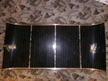 Alfombrilla eléctrica infrarroja para calentar el suelo, lámina para calentar el suelo, 220V, 0.125 ~ 4 m2, 50cm de ancho, 220W/m2