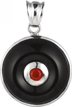 Jay VI pendant with onyx, Agate made of silver
Jay VI pendant with onyx, Agate made of silver