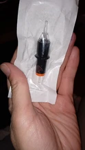 Cartucho con aguja para tatuaje semipermanente, accesorio para máquina de tatuar de RL/M1/RM profesional, desechable, para labio y maquillaje, por 10 uds.
