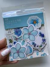 45 unids/pack Mohamm Kawaii japonés decoración diario lindo diario flor pegatinas Scrapbooking de papelería de la escuela suministros