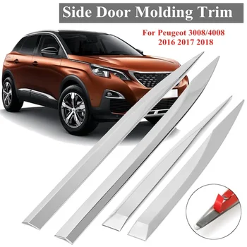 Peugeot 3008 Chrome Side Door Streamer 4 piece P. STEEL 2016-2020 375400269 
Peugeot 3008 Chrome Side Door Streamer 4 piece P. STEEL 2016-2020 375400269