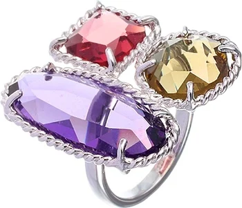 Jay VI ring with silver glass 
Jay VI ring with silver glass