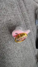 Chupete de bebé con diamantes de imitación, elegante accesorio infantil con brillantes, en color rosa