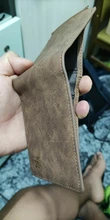 Vitage-cartera de cuero con cremallera para hombre, monedero, tarjeteros, billetera de mano para chico