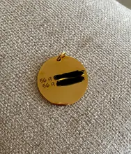 Etiqueta de identificación de perro personalizada, grabado Retro, etiqueta de identificación de nombre para perros, gatos, cachorros, placa redonda de Metal, productos para mascotas