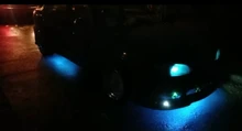 Tira de luces LED RGB de 12V IP65 para coche, Control por aplicación Bluetooth, sistema de iluminación de tubo bajo el cuerpo, luz de neón, 90, 120, 180, 4 Uds.