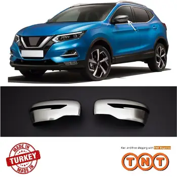 1 Pair Side Mirror Cover Left Right ABS Satin Chrome Edition Accessories for Nissan Qashqai J11 2014-2019 
1 Pair Side Mirror Cover Left Right ABS Satin Chrome Edition Accessories for Nissan Qashqai J11 2014-2019