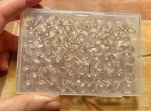 100 unids/caja Metal, acrílico, mapa alfileres cabeza acrílico con acero punto corcho JUNTA DE SEGURIDAD DE Thumbtack DE LA ESCUELA DE LA OFICINA