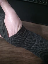 Vendaje elástico autoadhesivo para exteriores, cinta de gasa para tratamiento de atención médica de primeros auxilios para soporte de rodilla