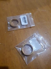 Vnox-Anillos de boda clásicos para mujeres y hombres, joyería de color dorado de acero inoxidable, banda para parejas, aniversario, nombre personalizado, regalo para amantes