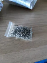 100 unids/lote 5-15mm abierto de acero inoxidable doble salto anillos para DIY clave doble conectores de anillos partidos para la fabricación de la joyería