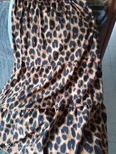 Leopard Print Skirts ZANZEA Long Casual Women Summer Elastic Party Fashion Female Loose