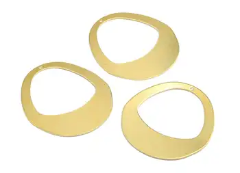 Brass Drop Charms - Raw Brass Drop Earrings and Pendant - Brass Drop Findings - 6Pcs/Lot - 40.19x37.58x0.79mm - PP2494
Brass Drop Charms - Raw Brass Drop Earrings and Pendant - Brass Drop Findings - 6Pcs/Lot - 40.19x37.58x0.79mm - PP2494